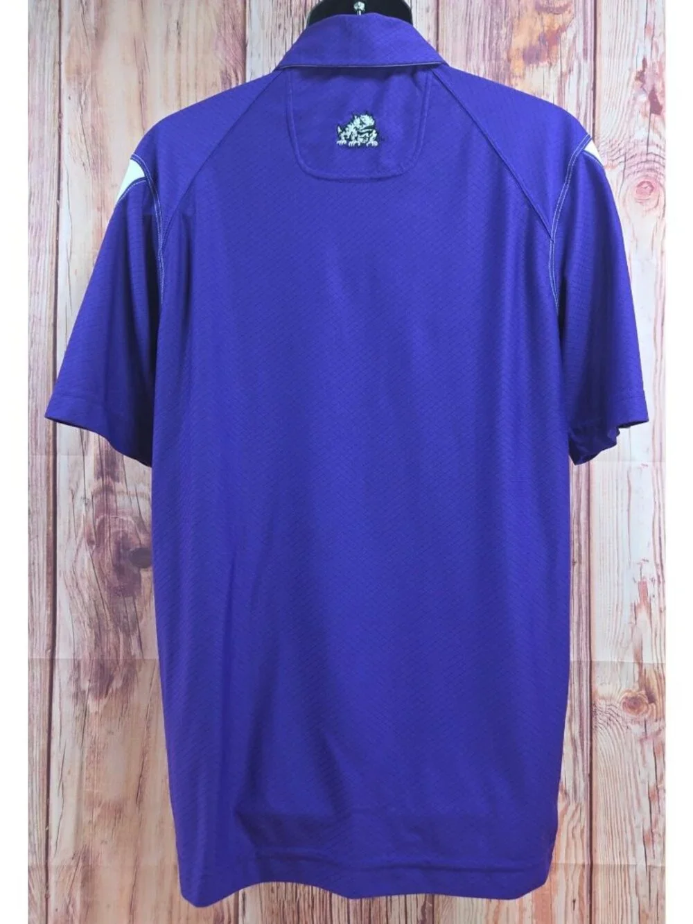 Nike TCU Horned Frogs Purple Dri-Fit Polo Shirt Size Small